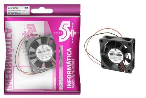 Ventilador Cooler Ventoinha 60x60x15mm 12v - 0.11a