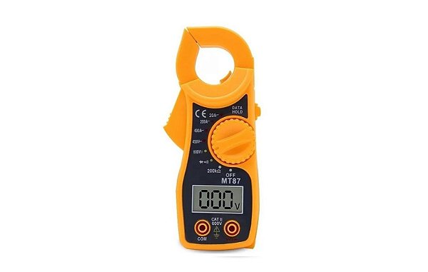 Alicate Amperímetro Profissional Digital Mt87 Medição 20a