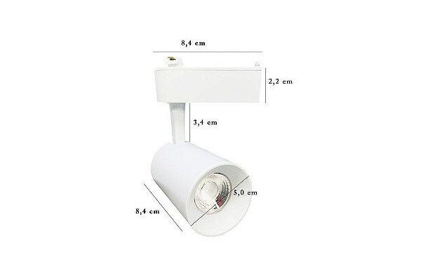 Spot Led 7w Branco 6500k Branco Neutro- Andeli