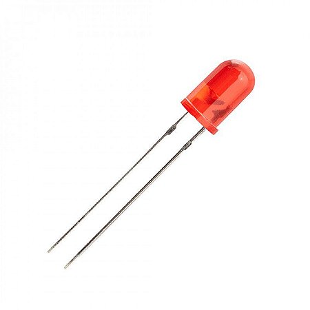 Led Difuso 3mm - VERMELHO