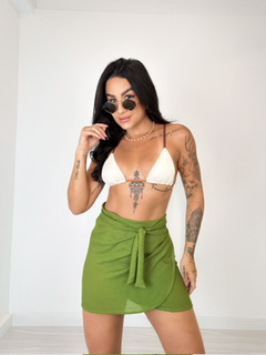 Mini Pareô Prainha - Verde Oliva