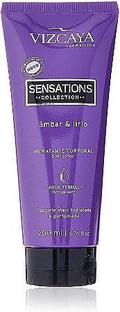 Hidratante Sensations Vizcaya - Âmbar e Lírio - 200ml