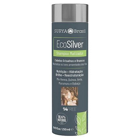 Shampoo Matizador Surya Brasil Ecosilver 73.1p 250ml