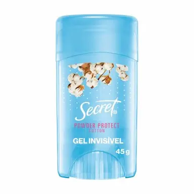 Desodorante Antitranspirante Secret Gel Powder Protect Cotton Barra 45g