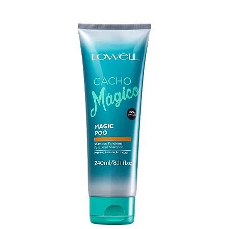 Shampoo Lowell Cacho Mágico Magic Poo sem Sulfato 240ml