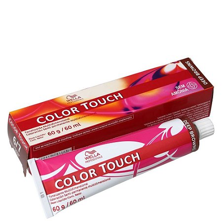 Tonalizante Color Touch Wella 6/7 Louro Escuro Marrom