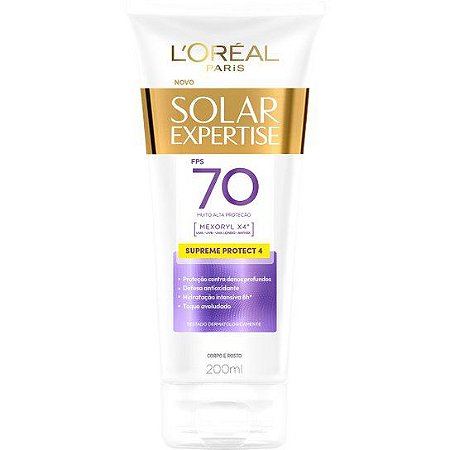 Protetor Solar Corporal Loreal Supreme Protect FPS 70 200ml