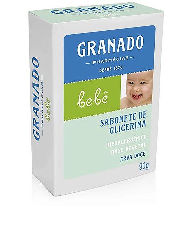 Sabonete Barra Bebê Erva-doce 90g