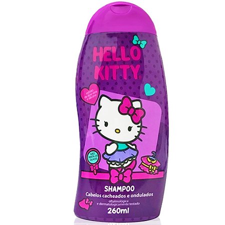 Shampoo Hello Kitty Cabelos Cacheados e Ondulados 260ml