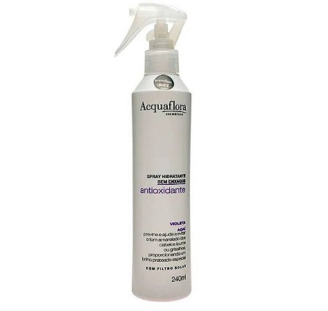 Leave In Acquaflora Antioxidante Spray Hidratante Sem Enxágue 240ml