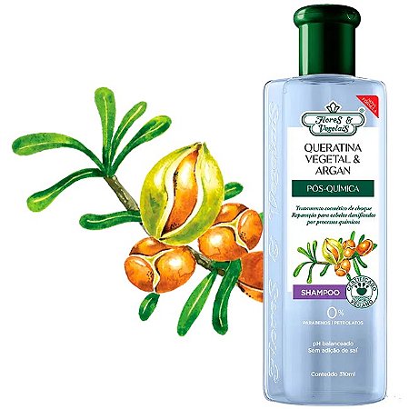 Shampoo Flores & Vegetais Pós-Química 310ml