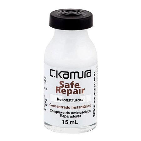 Ampola de Cabelo C.Kamura Safe Repair Superdose Reconstrutora 15ml