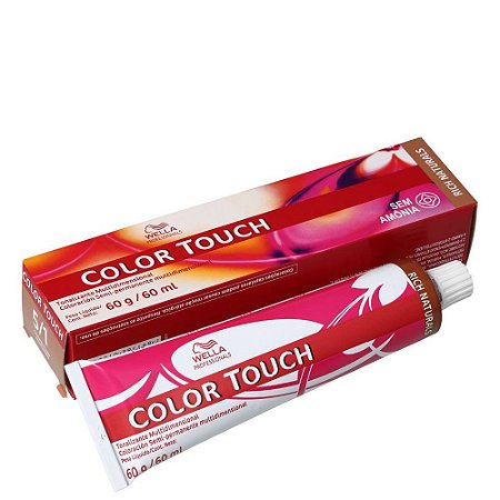 Tonalizante Color Touch Wella 5/1 Castanho Claro Acinzentado