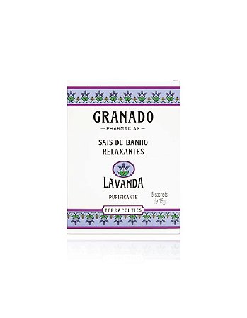 Sais de Banho Granado Lavanda 5 unidades 15g