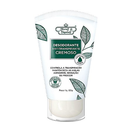 Desodorante Flores & Vegetais Antitranspirante Cremoso 60g
