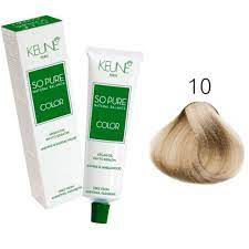 Tintura Keune So Pure Color 10 Louro Extra Claro 60ml