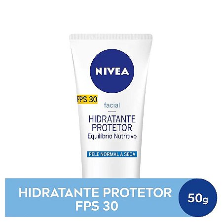Hidratante Protetor Facial Nivea Equilíbrio Nutritivo FPS30 50ml