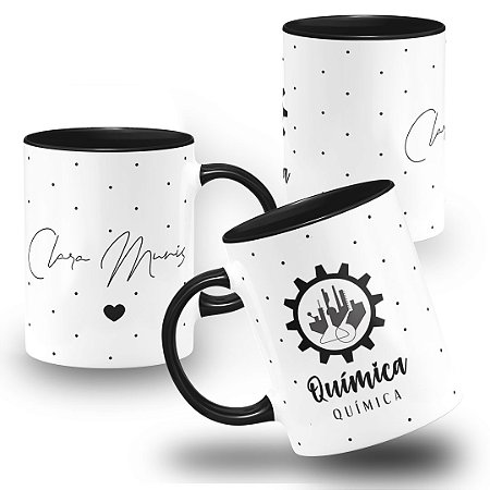 Caneca Profissão Engenharia Química Engenheiro Químico com Nome