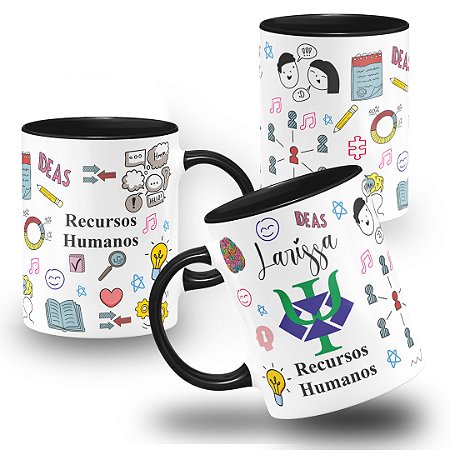 Caneca Recursos Humanos RH Personalizada com Nome
