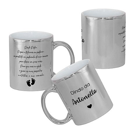 Caneca Batizado Convite Frase Personalizada 03