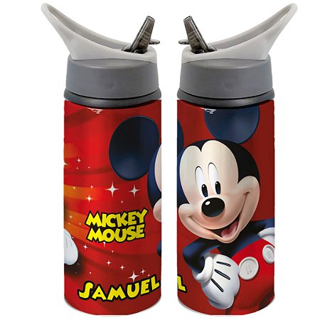 Garrafa Mickey Mouse Desenho Infantil Squeeze