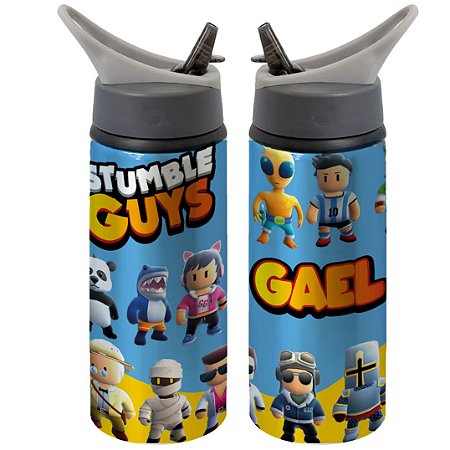 Garrafa Squeeze Stumble Guys Personalizada com Nome