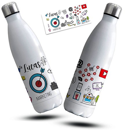Garrafa Térmica Marketing Digital