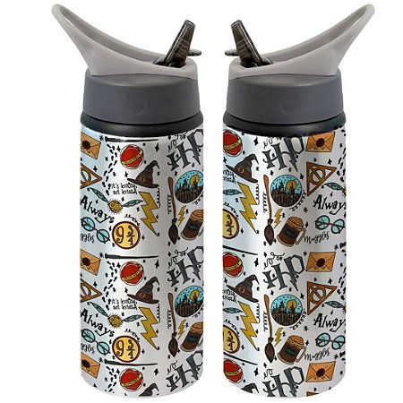 Garrafa Squeeze Harry Potter Icones