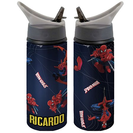 Garrafa Squeeze Homem Aranha Spider-man Mini