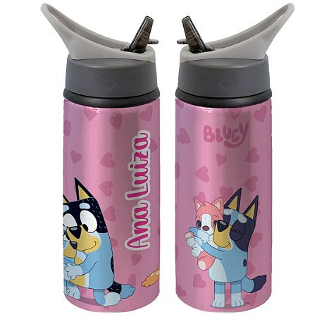 Garrafa Squeeze Bluey Menina Dog