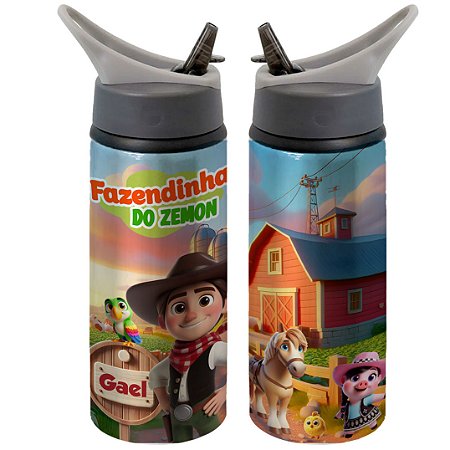 Garrafa Squeeze Fazendinha Do Zemon