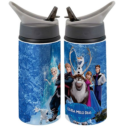 Garrafa Squeeze Frozen Princesa Infantil Todos