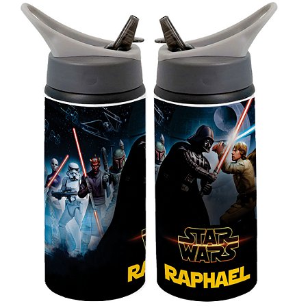 Garrafa Squeeze Star Wars  e Darth Vader