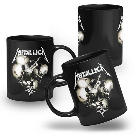 Caneca Metallica 100% Preta