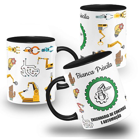 Caneca Profissão Engenharia de Controle e Automoção