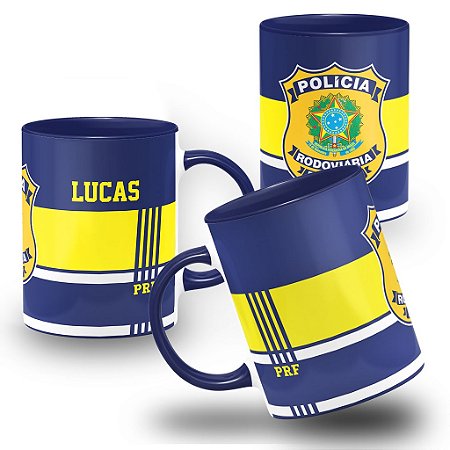 Caneca Polícia Rodoviária Federal  PRF