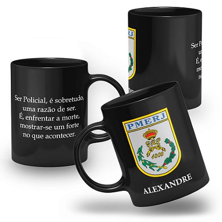 Caneca Polícia Militar Do Estado do Rio de Janeiro PMERJ