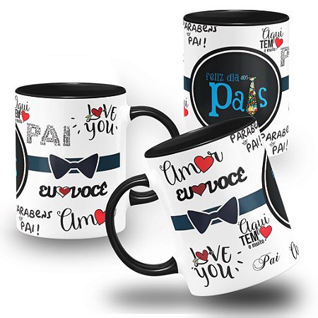 Caneca Feliz Dia Dos Pais Frase