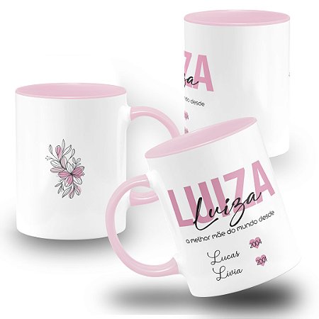 Caneca Personalizada a Melhor Mãe do Mundo