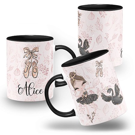 Caneca Bailarina Ballet Presente Professora