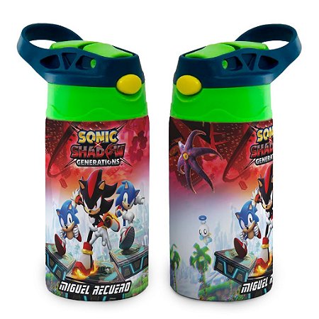 Garrafa Sonic Shadow Térmica Infantil Bico de Silicone