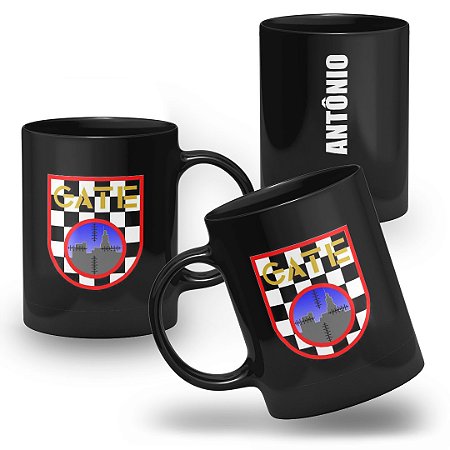 Caneca Operações Especiais de São Paulo GATE 100% Preta