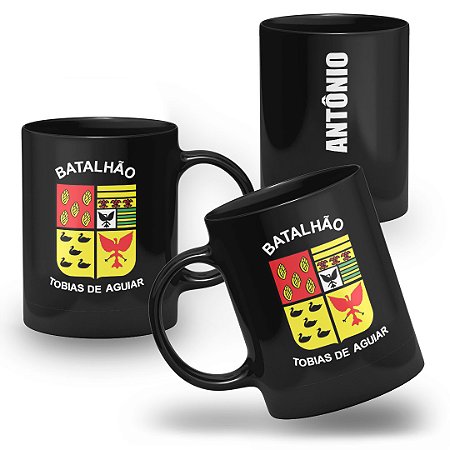 Caneca Operações Especiais de São Paulo ROTA 100% Preta
