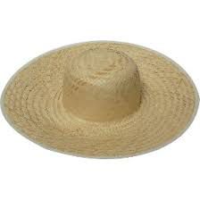 Chapeu palha grande Clearance