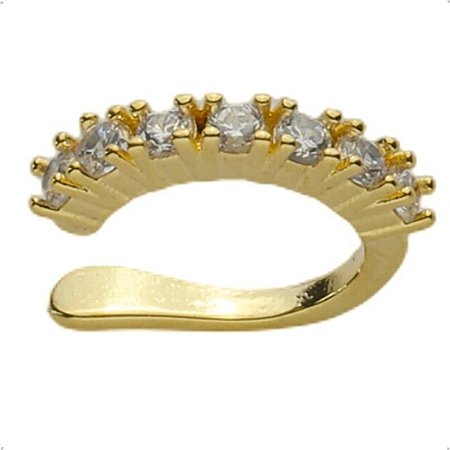 Brinco Piercing Fake Conch Orelha Banhado a Ouro Unidade