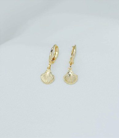 Argolinha Concha Dourada