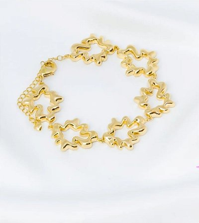 Pulseira Orgânica ouro