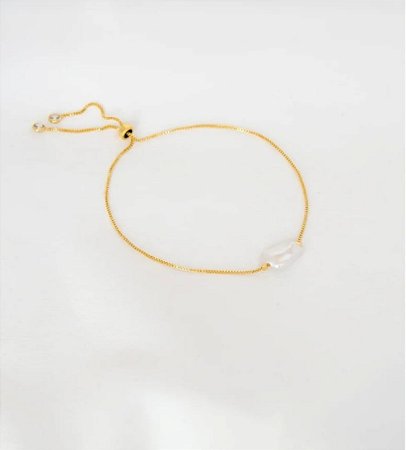 Pulseira Ajustável Pérola Make