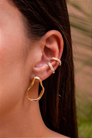Brinco Orgânico Vazado Médio