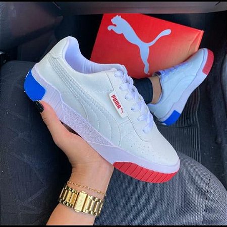tenis puma cali feminino branco